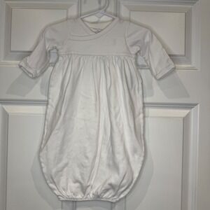 Ralph Lauren Baby White Gown Sleepshirt Gown Size 3‎ Months